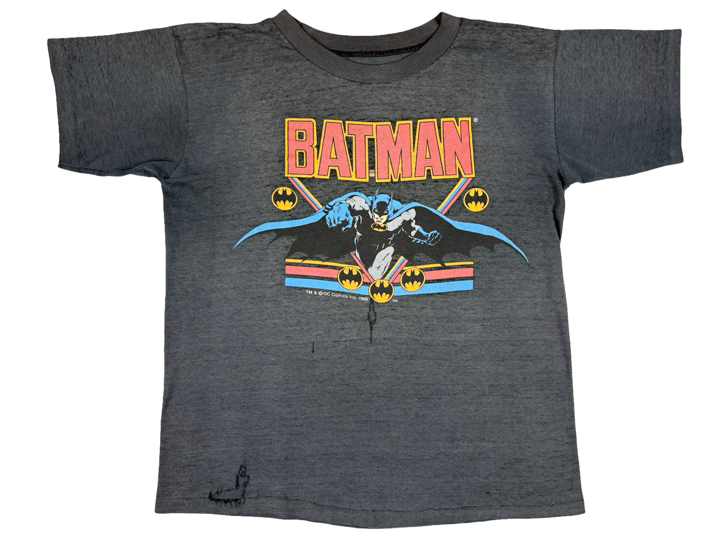 Vintage Batman Threadbare T-Shirt Dc Comics