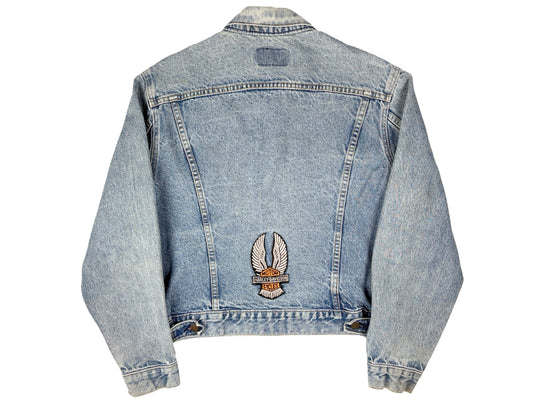 Levi's Jean Jacket w/ Harley-Davidson Motorcycle Patch