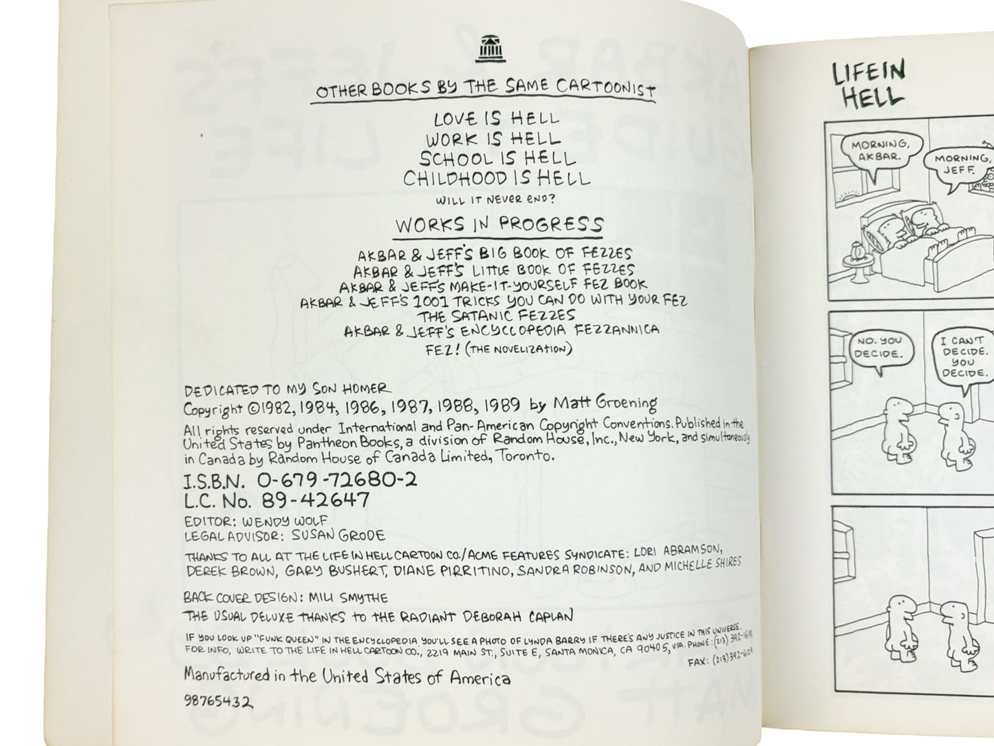 Akbar & Jeff's Guide To Life Book