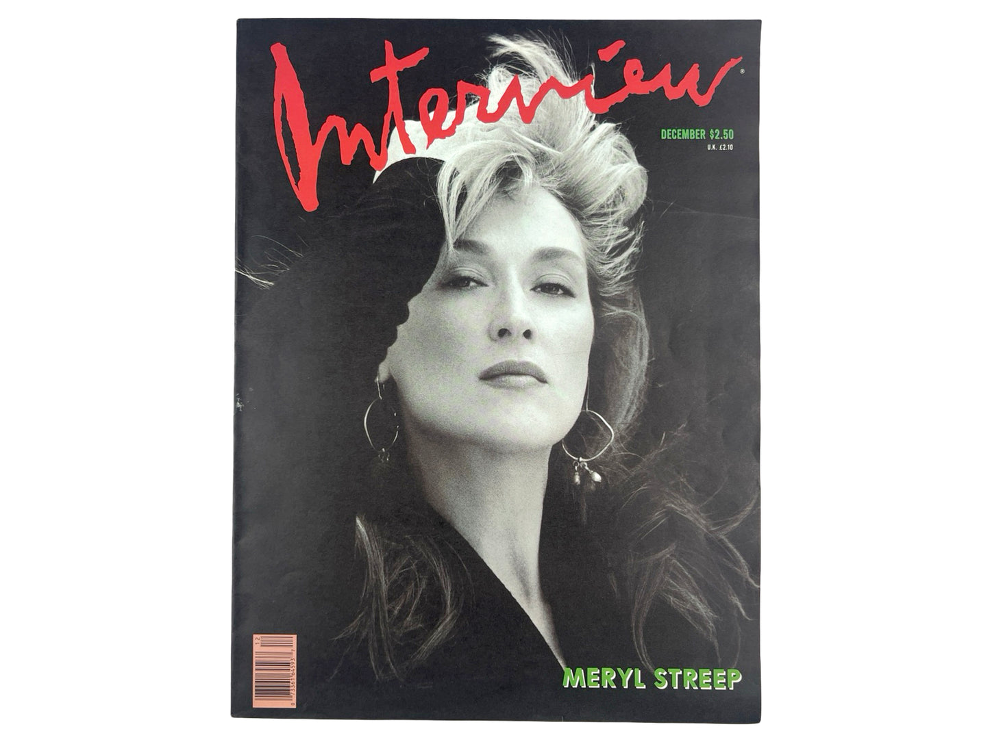 Interview Magazine Meryl Streep December 1988