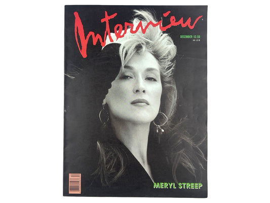 Interview Magazine Meryl Streep December 1988