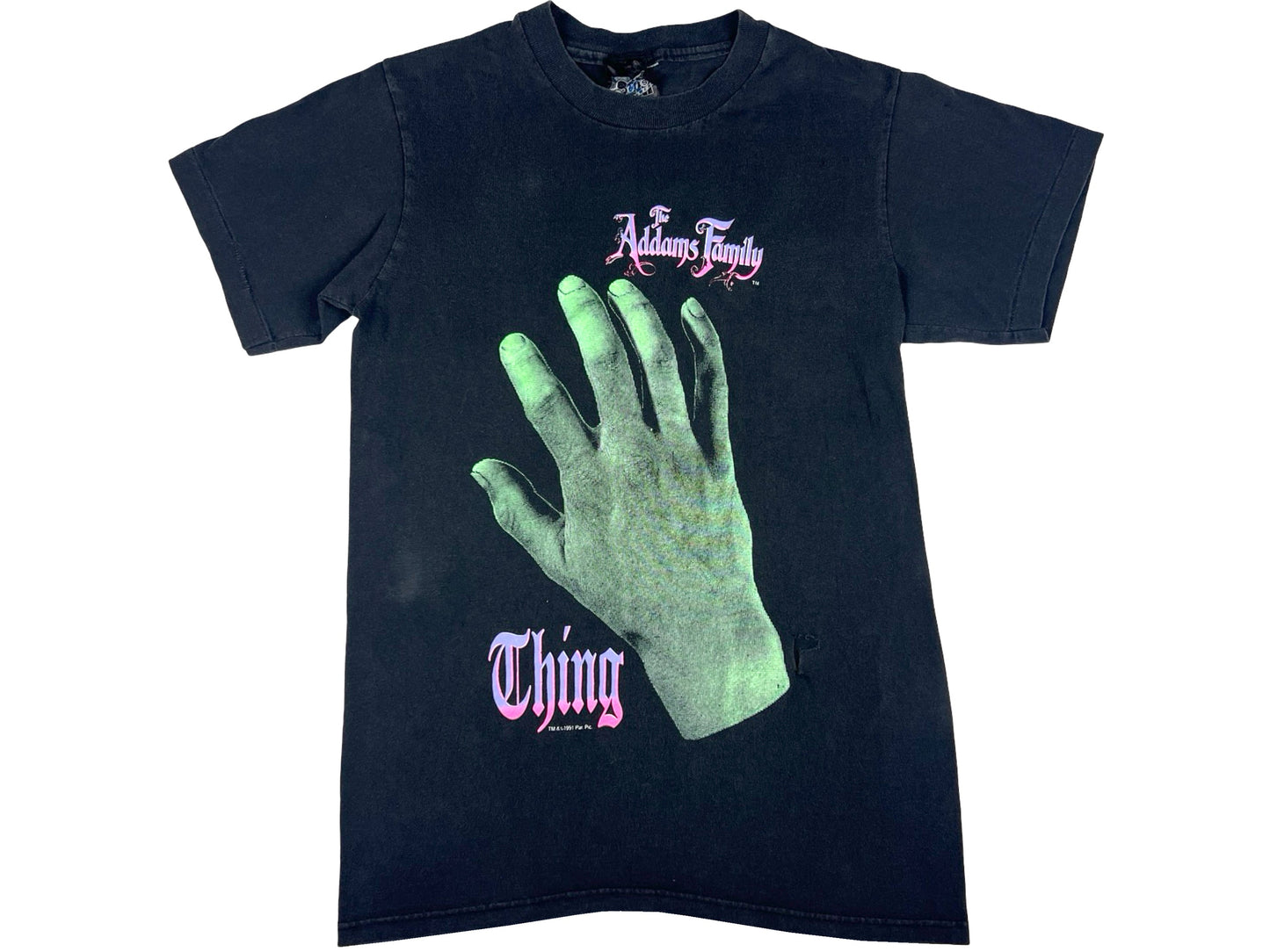 Vintage The Addams Family Thing Black T-Shirt