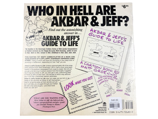 Akbar & Jeff's Guide To Life Book