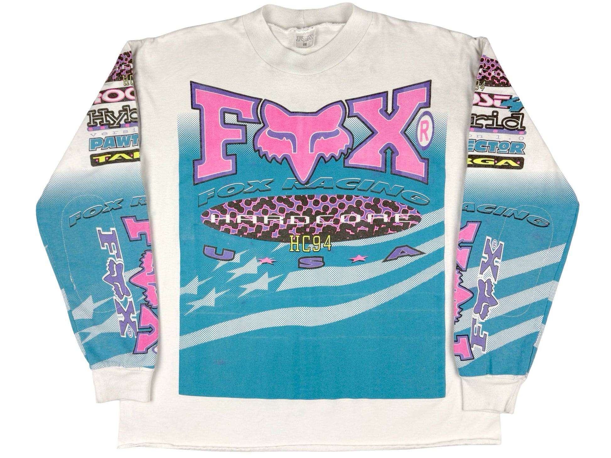 Vintage Fox Racing Hardcore Motocross Jersey