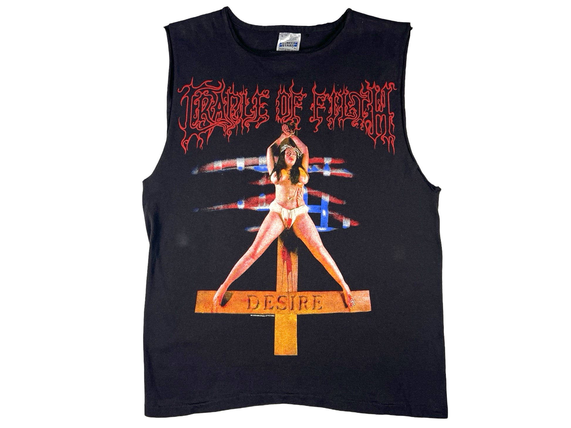 Vintage Cradle of Filth 'Desire' Sleeveless T-Shirt