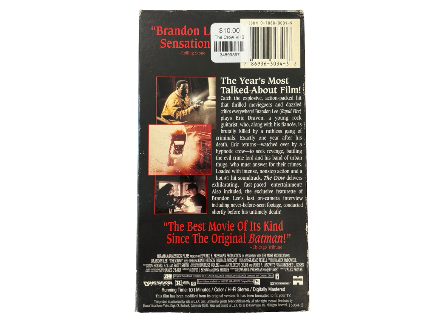 The Crow VHS