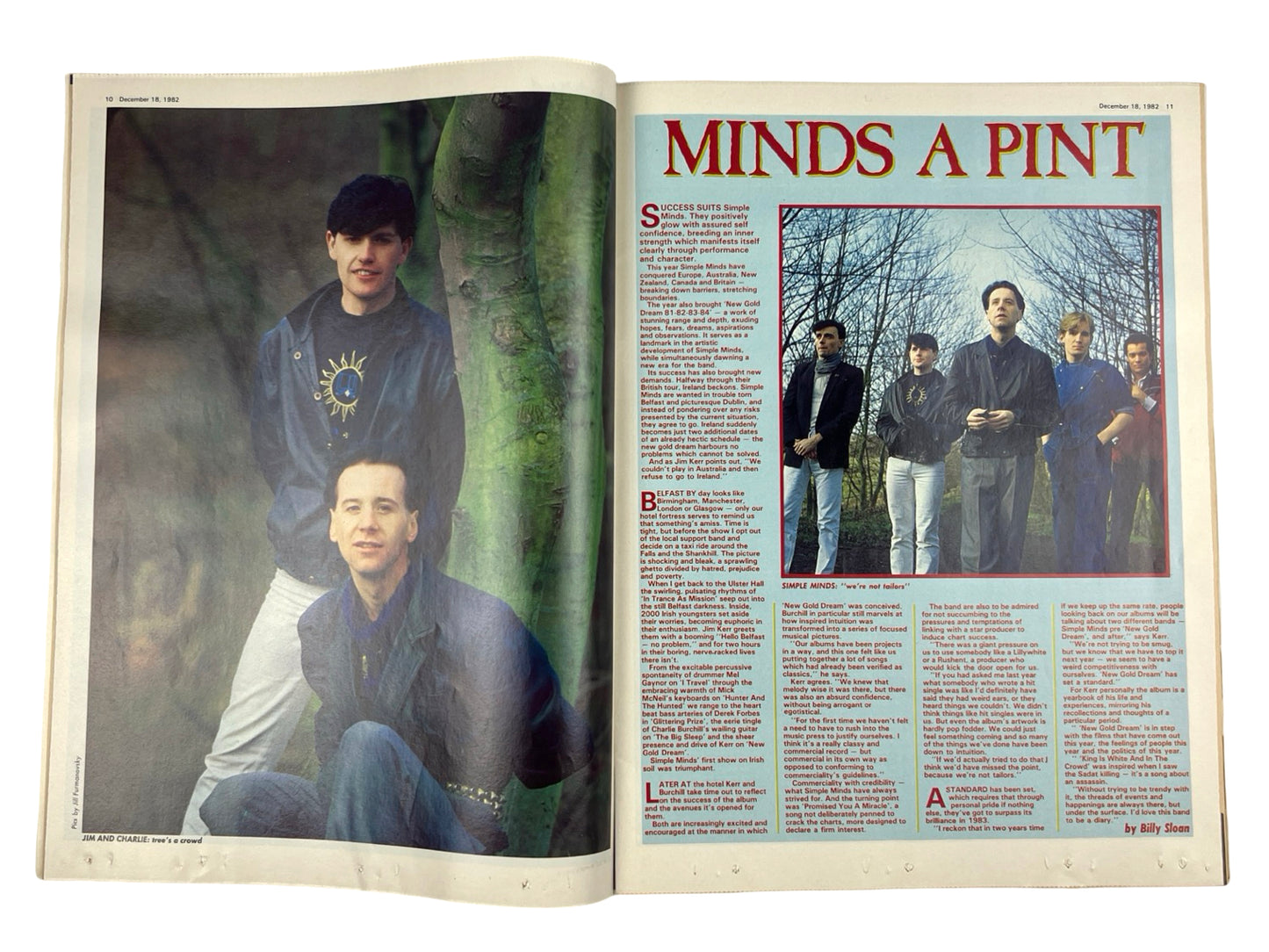 Siouxsie & The Banshees Record Mirror Magazine