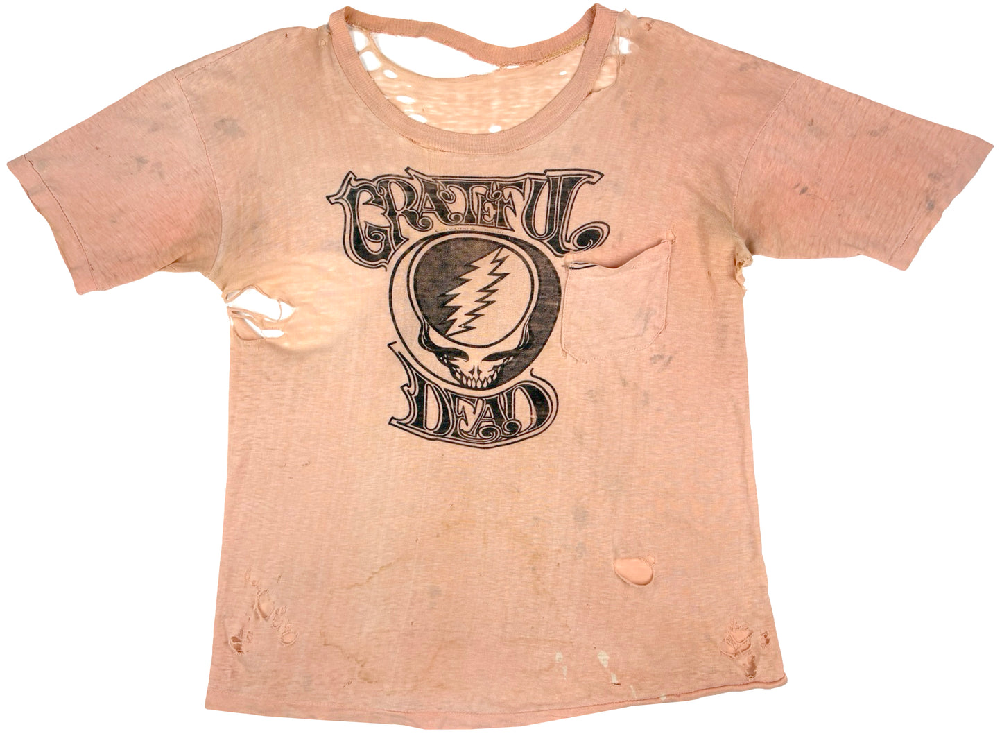 Grateful Dead Bootleg Thrashed Pocket T-Shirt