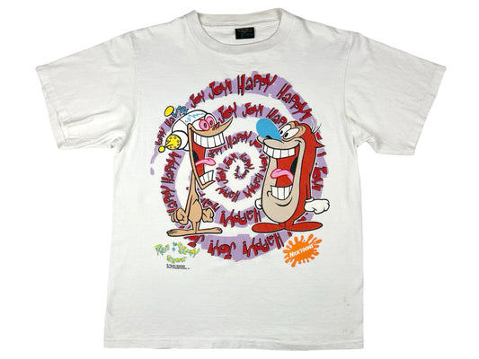 Vintage Ren & Stimpy 'Happy Happy Joy Joy' T-Shirt