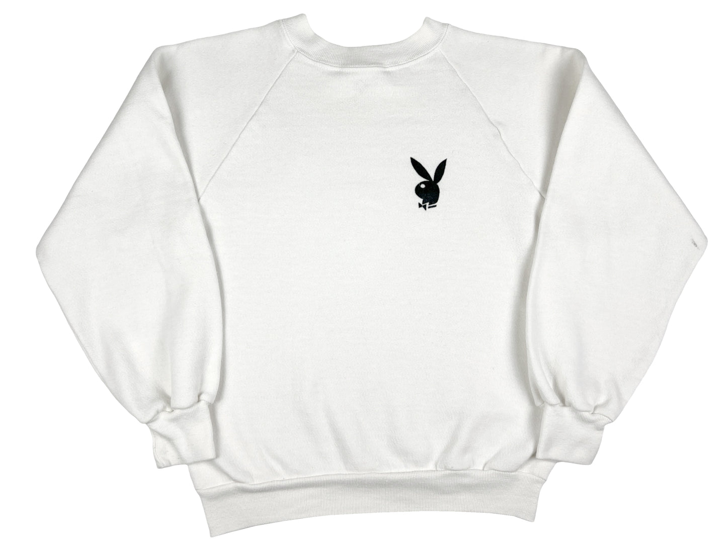 Vintage 80's Playboy White Sweatshirt