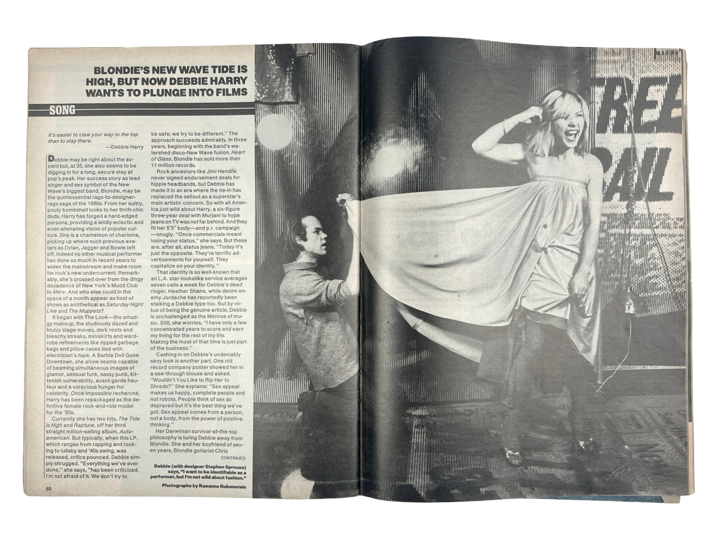 Debbie Harry People Magazine March 1981