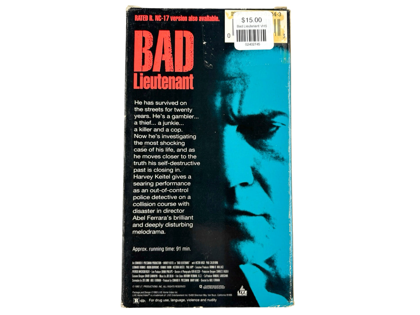 Bad Lieutenant VHS