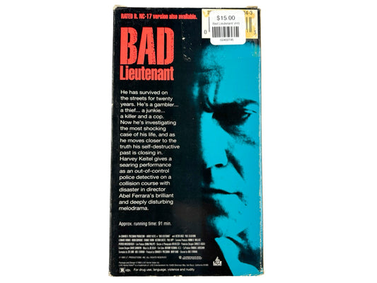Bad Lieutenant VHS