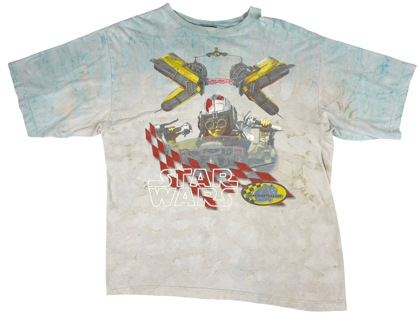 Vintage Star Wars Episode 1 Anakin Tie-Dye T-Shirt