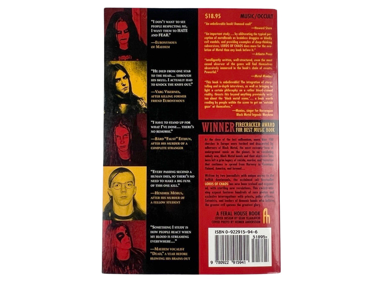 Lords of Chaos Euronymous T-Shirt & Book