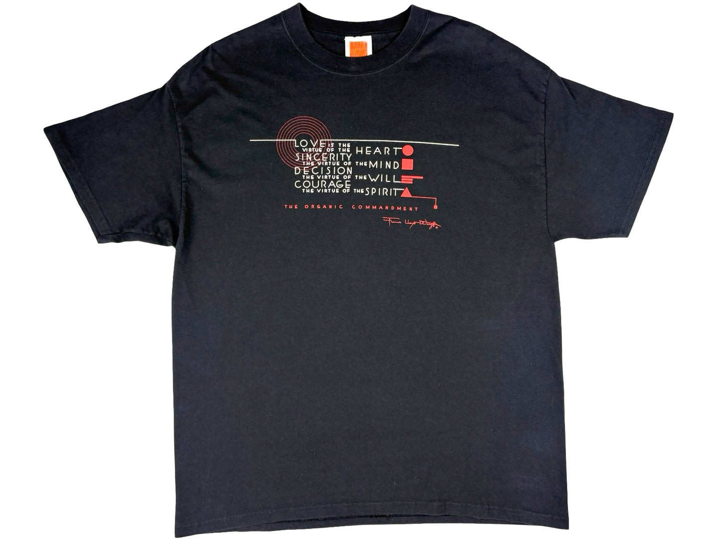 Vintage Frank Lloyd Wright Organic Commandment T-Shirt