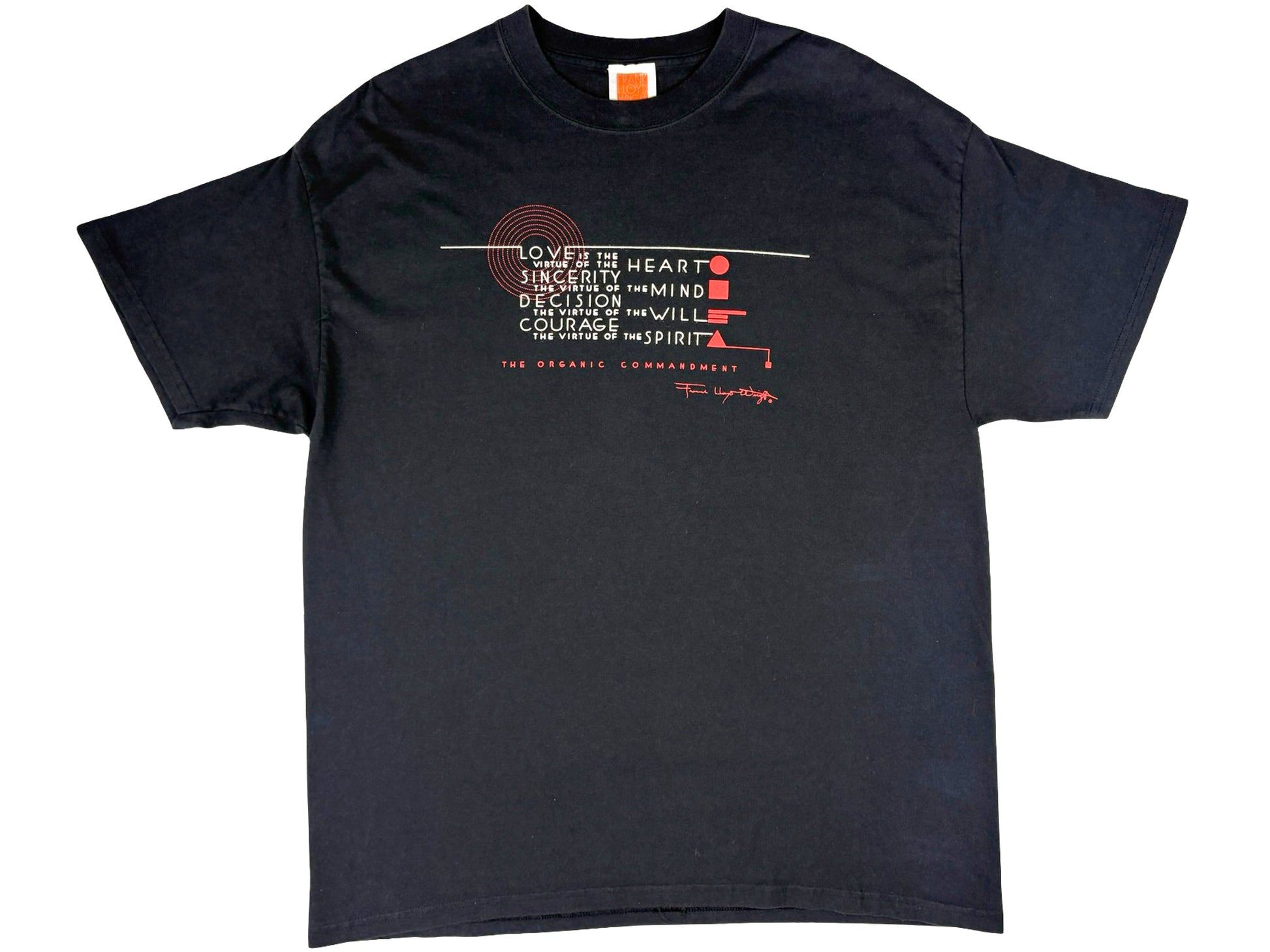 Vintage Frank Lloyd Wright Organic Commandment T-Shirt