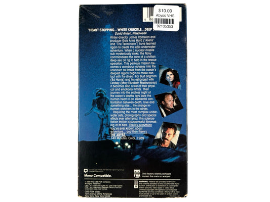 The Abyss VHS