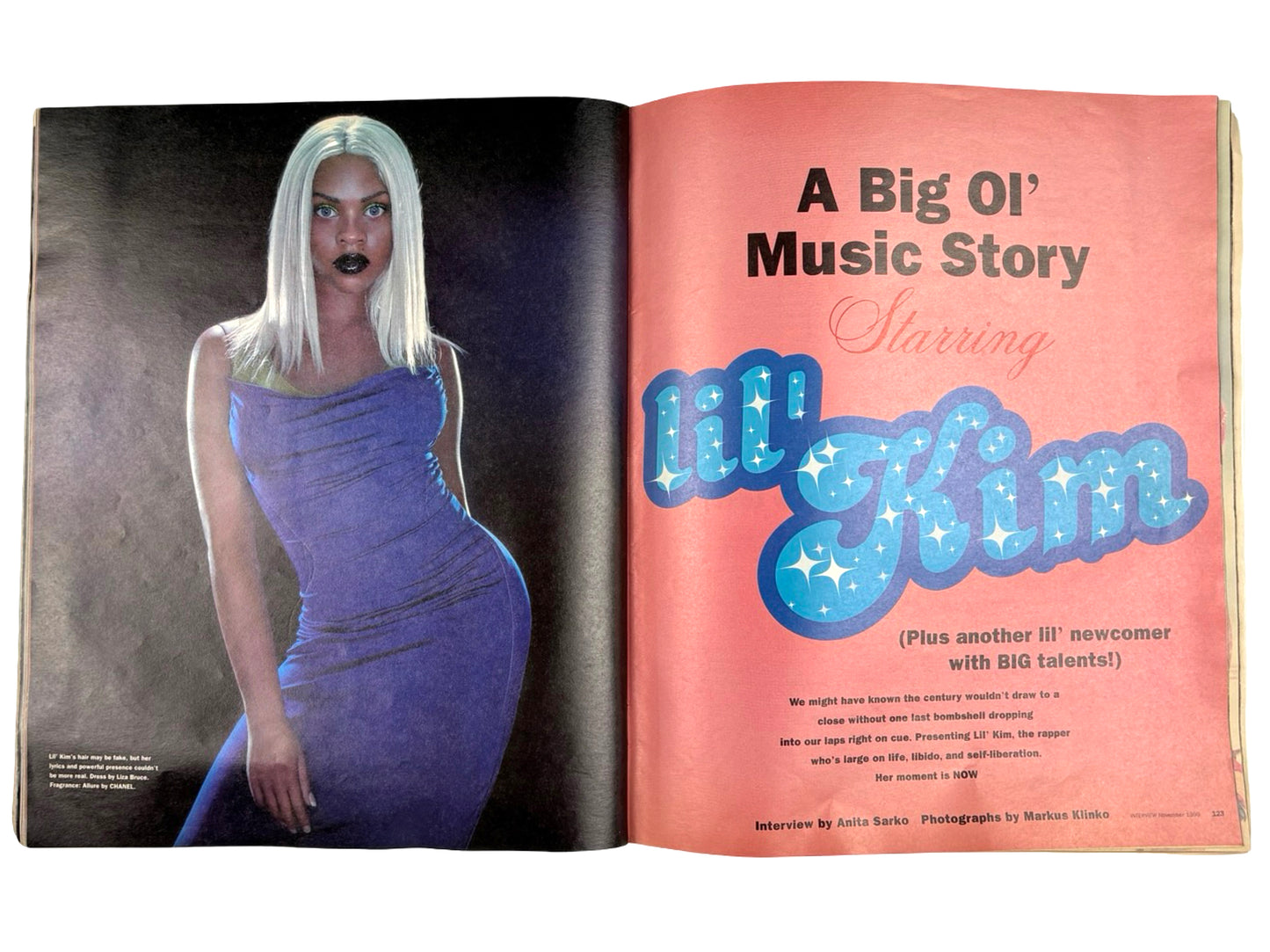Interview Magazine November 1999 Lil Kim