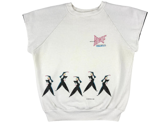 Vintage David Bowie 1983 Tour Sleeveless Sweatshirt