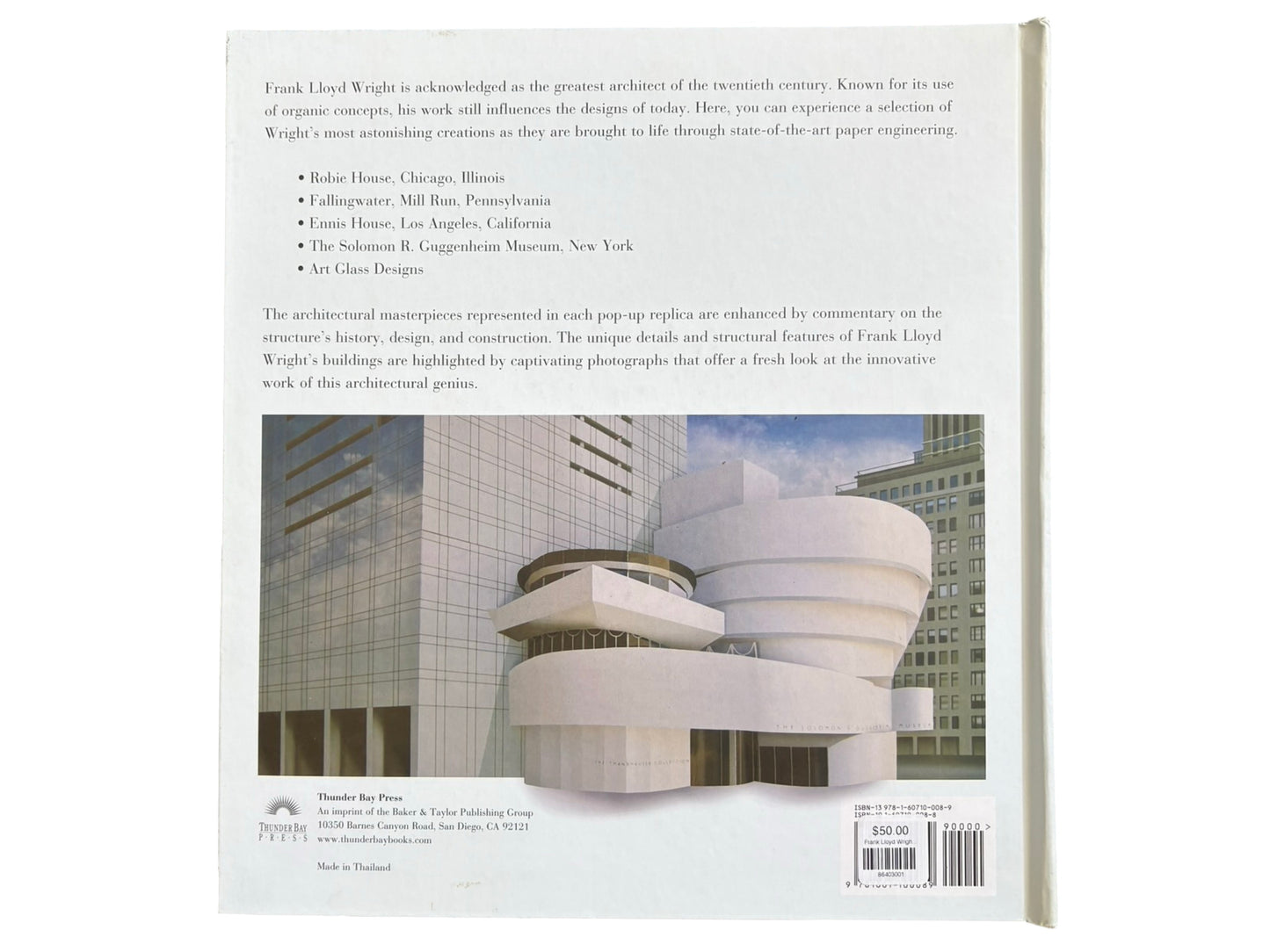 Frank Lloyd Wright Pop Up Book