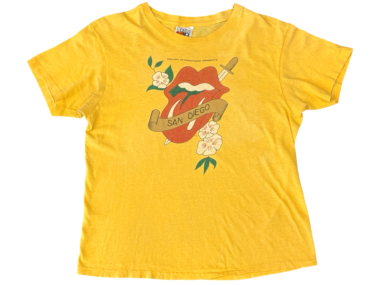The Rolling Stones 1981 San Diego Crew T-Shirt