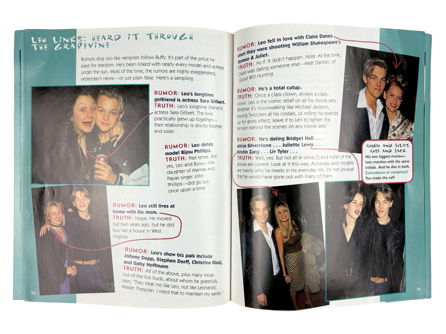 Leonardo DiCaprio 'Lovin Leo' Book