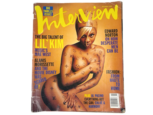 Interview Magazine November 1999 Lil Kim