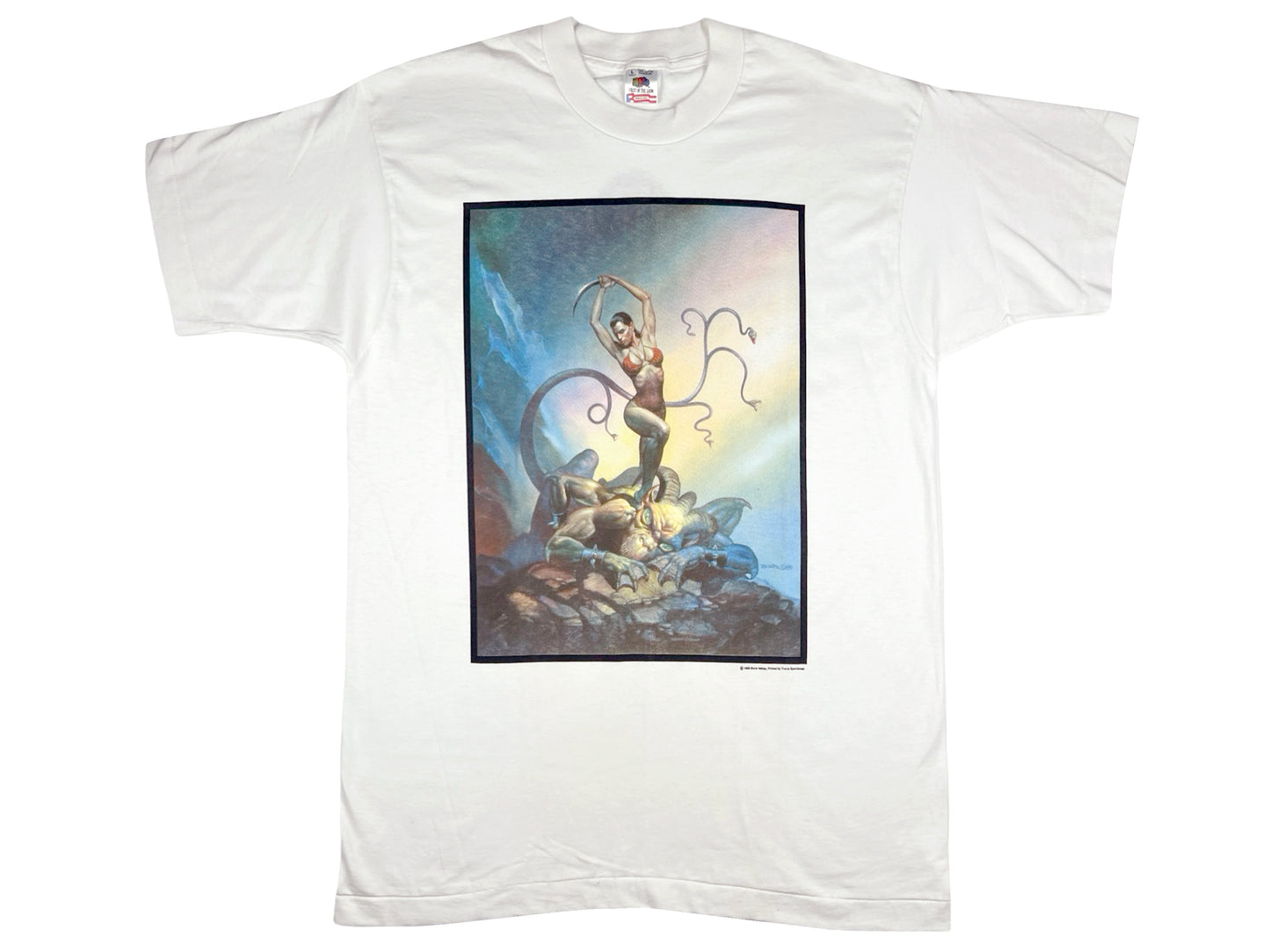Vintage Boris Vallejo Babe Demon Slayer T-Shirt