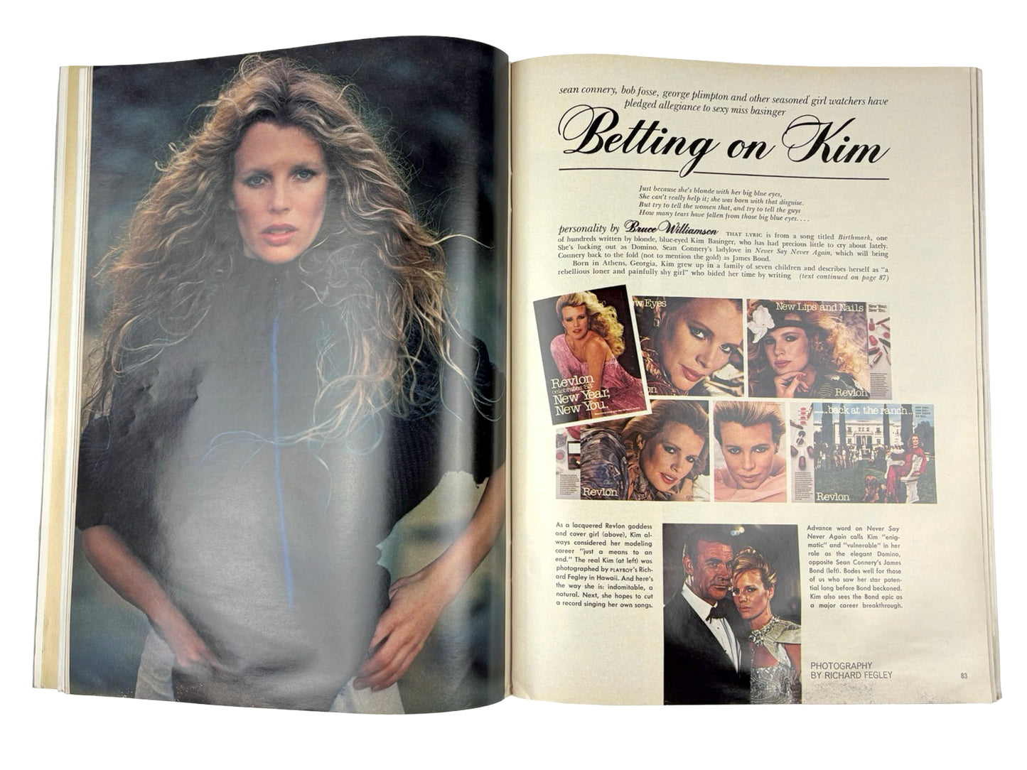 Playboy Magazine February 1983 Kim Basinger