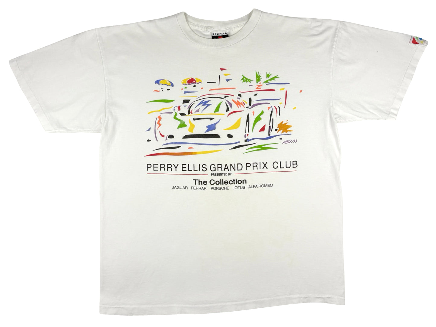 Vintage Perry Ellis Grand Prix 1993 T-Shirt