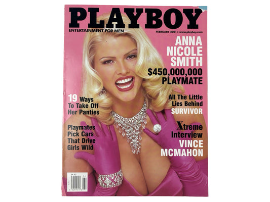 Playboy Magazine February 2001 Anna Nicole Smith