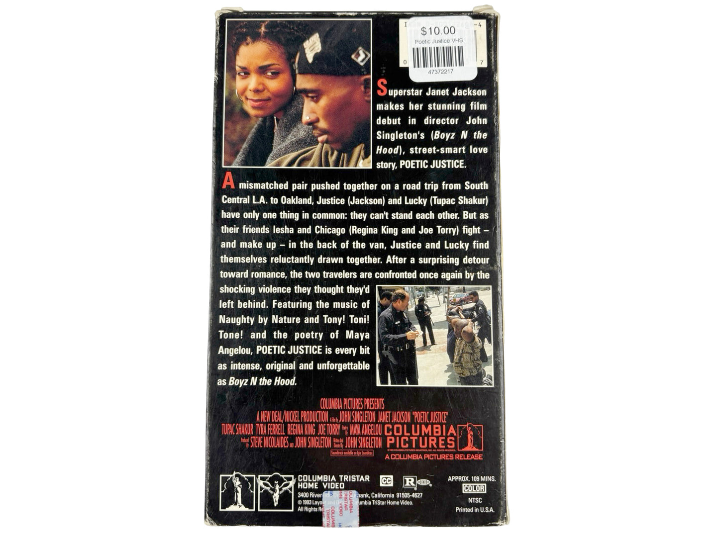 Poetic Justice VHS