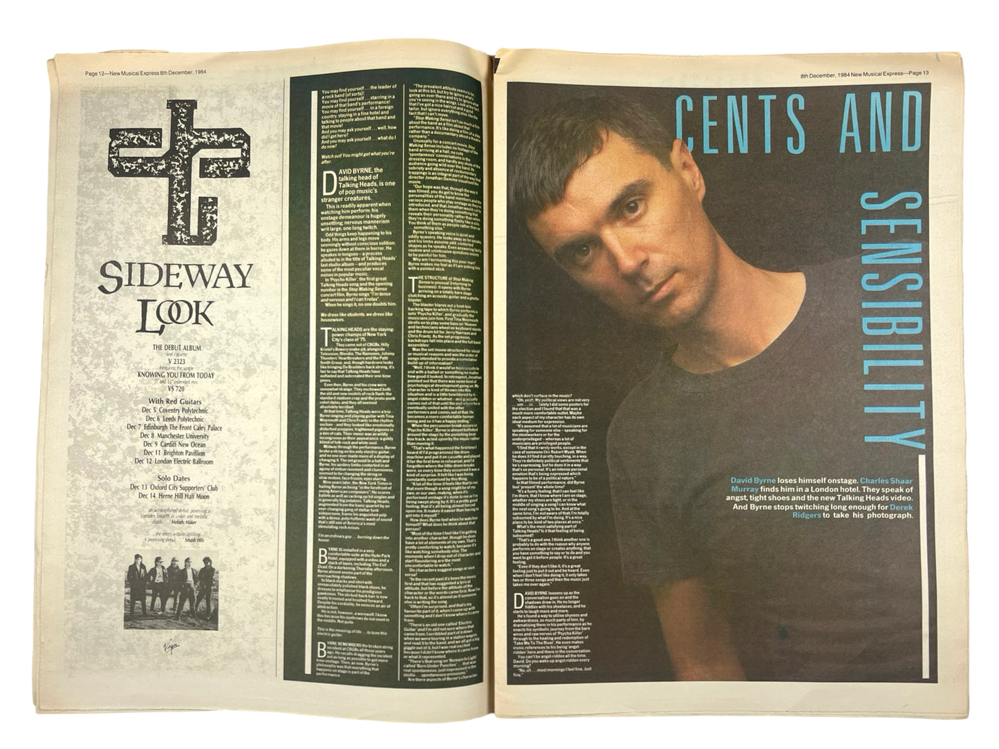 Cocteau Twins NME Magazine December 1984