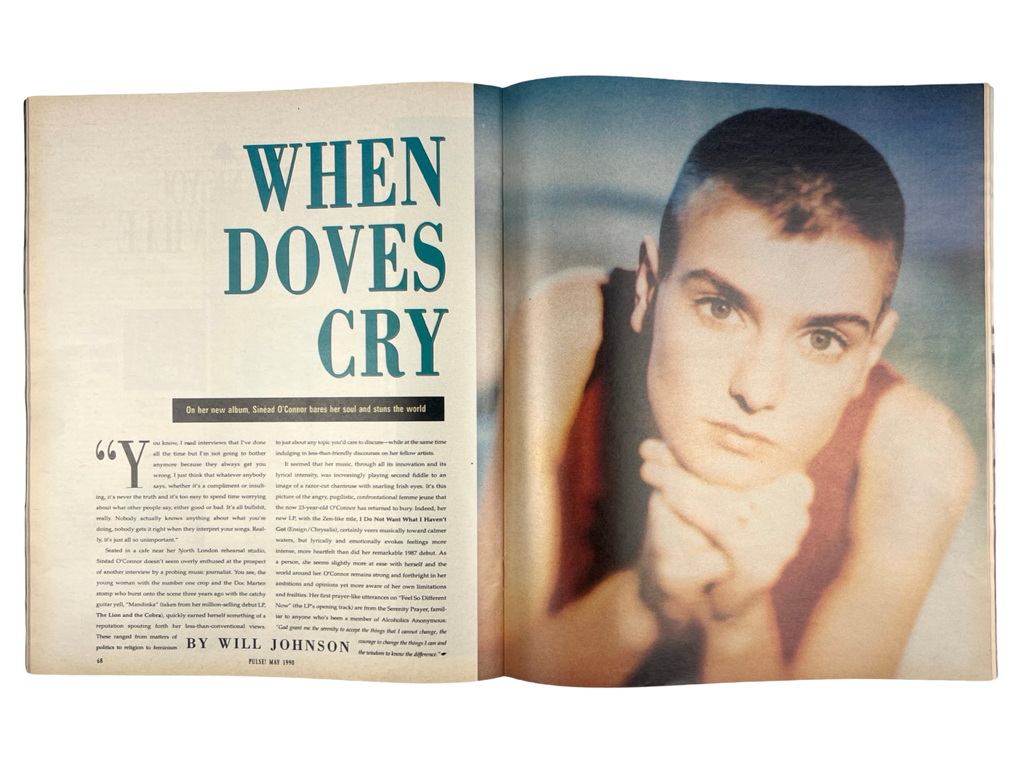 Pulse Magazine Sinead O'Connor May 1990