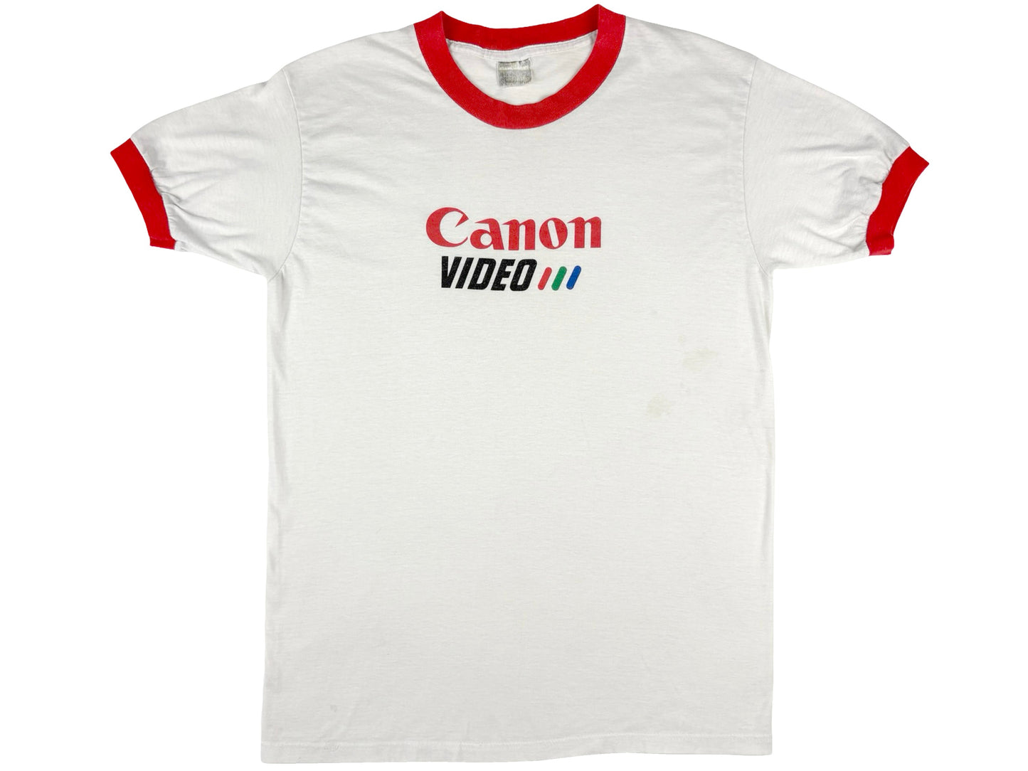 Vintage Canon Video Ringer T-Shirt