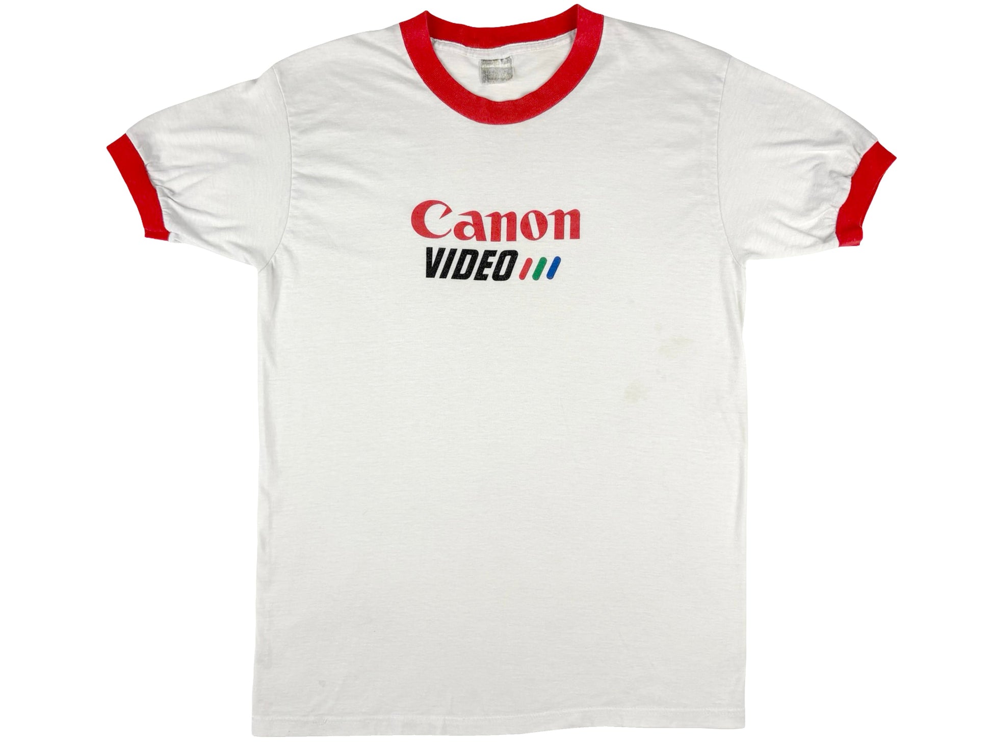 Vintage Canon Video Ringer T-Shirt