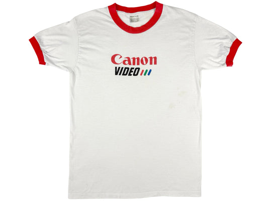 Vintage Canon Video Ringer T-Shirt