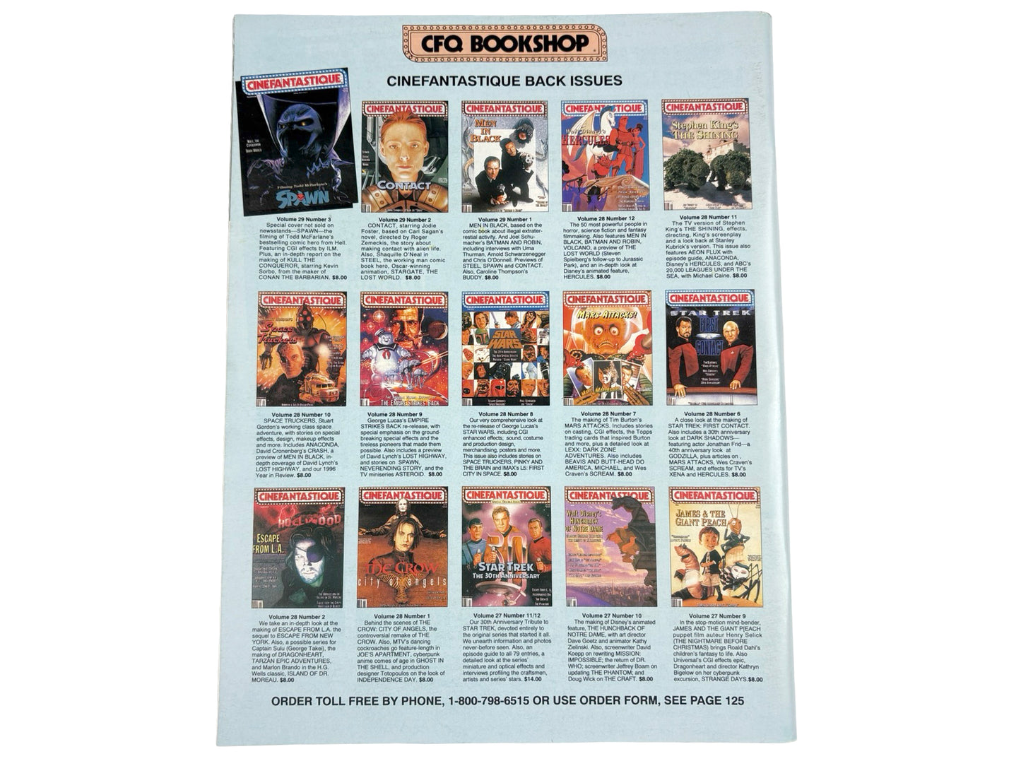 The X-Files Cinefastique Magazine October 1997