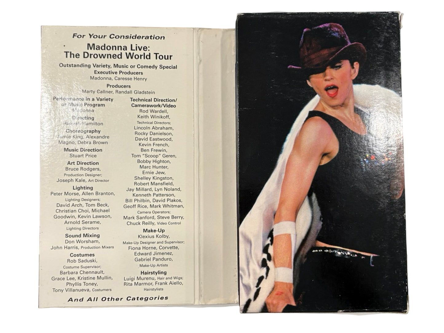 Madonna 'Drowned World' Live Tour VHS