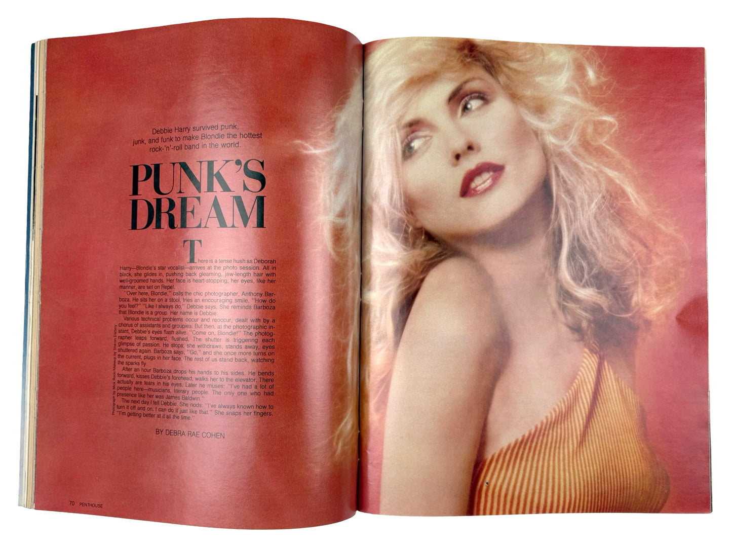 Debbie Harry Penthouse Magazine Blondie February 1980