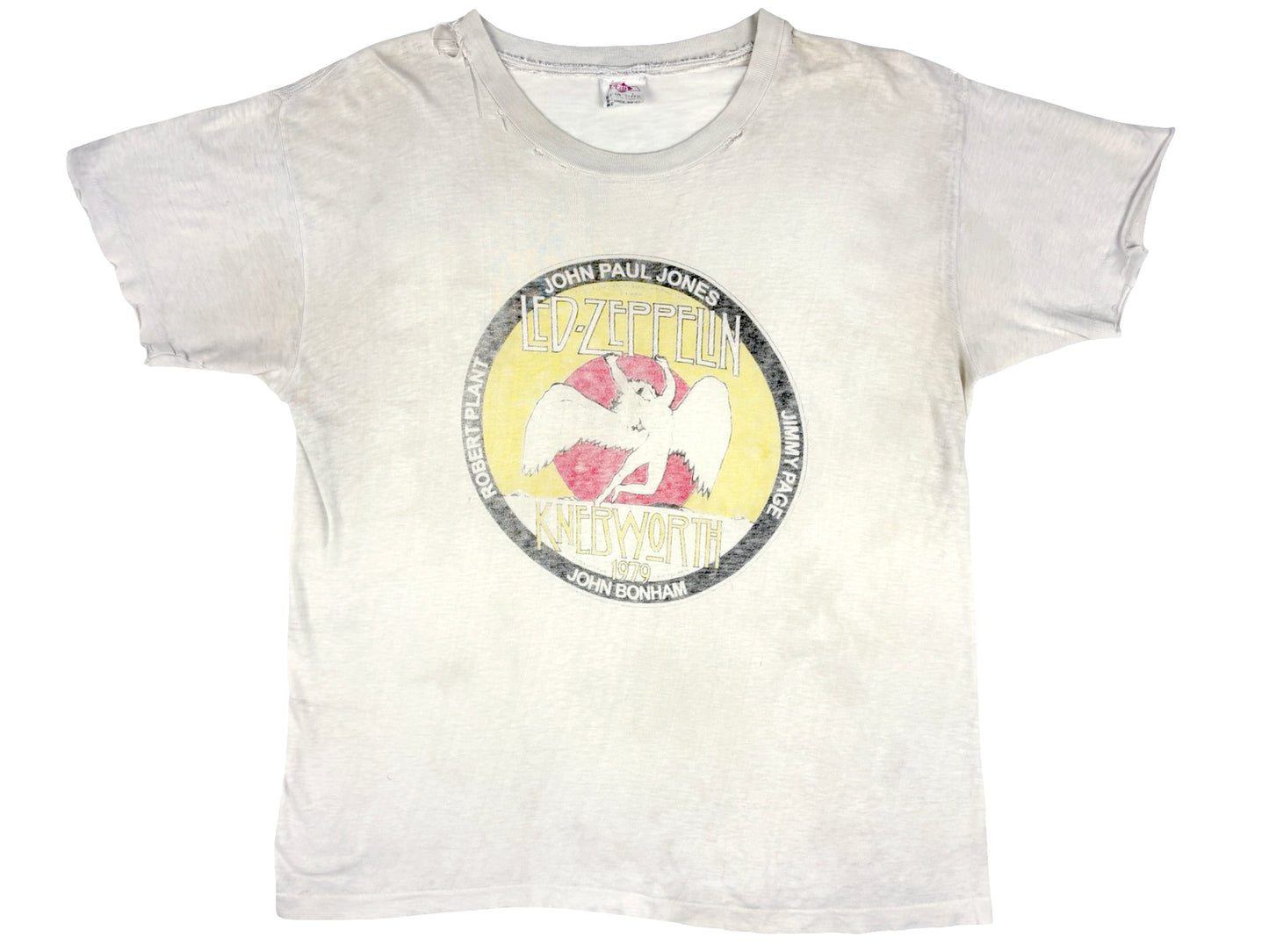 Led Zeppelin Knebworth 1979 Thrashed T-Shirt