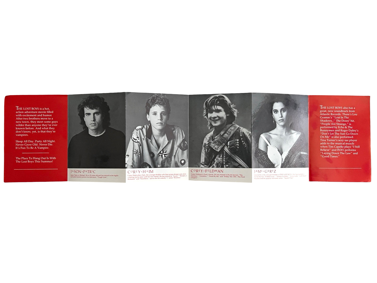 Lost Boys Movie Preview Pamphlet
