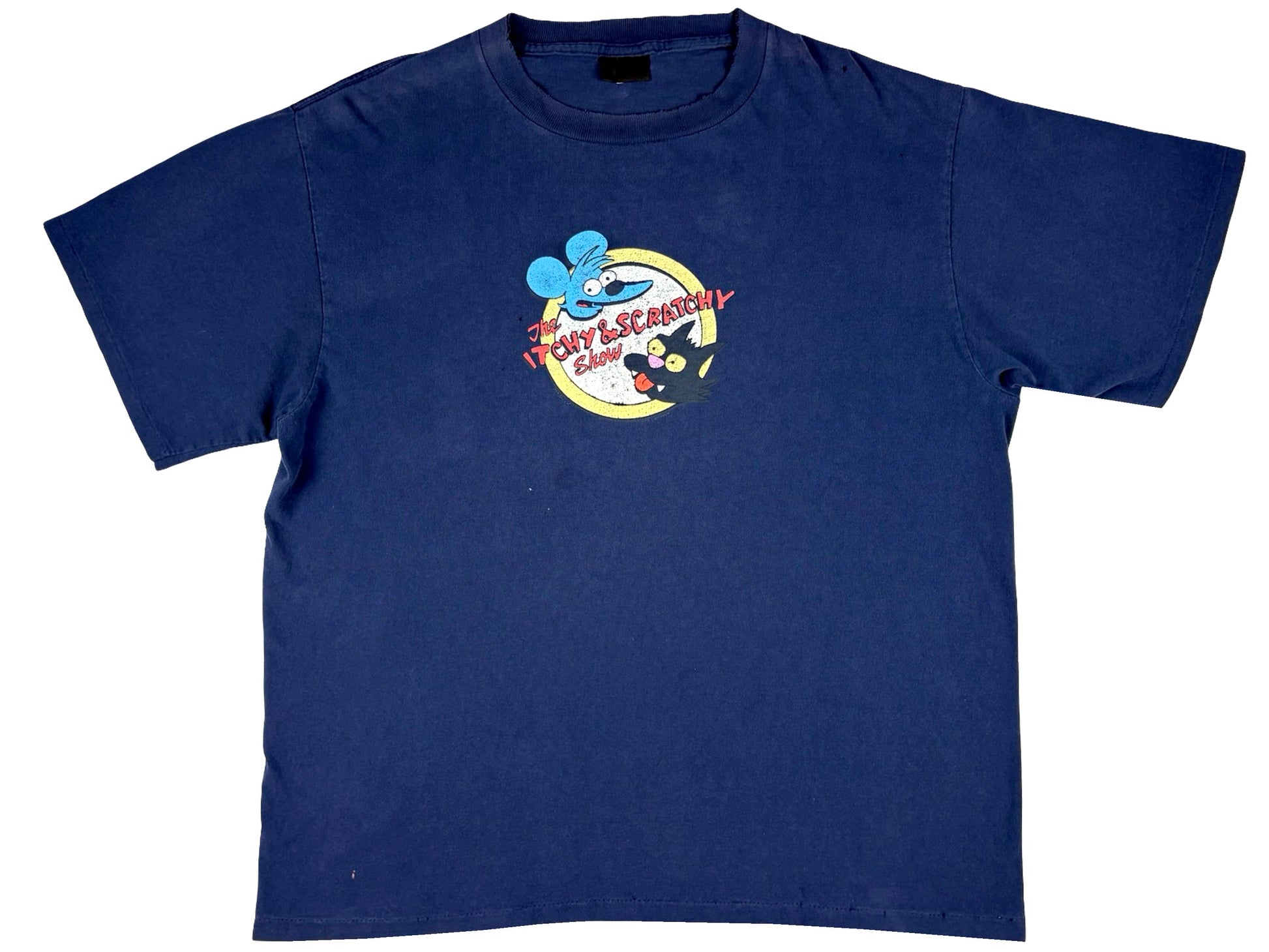 Vintage Itchy & Scratchy Show T-Shirt The Simpsons 90s
