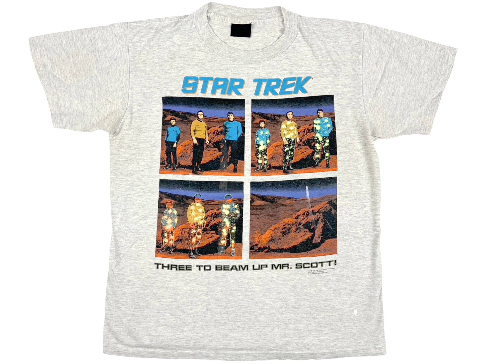 Vintage Star Trek 'Three To Beam Up' T-Shirt