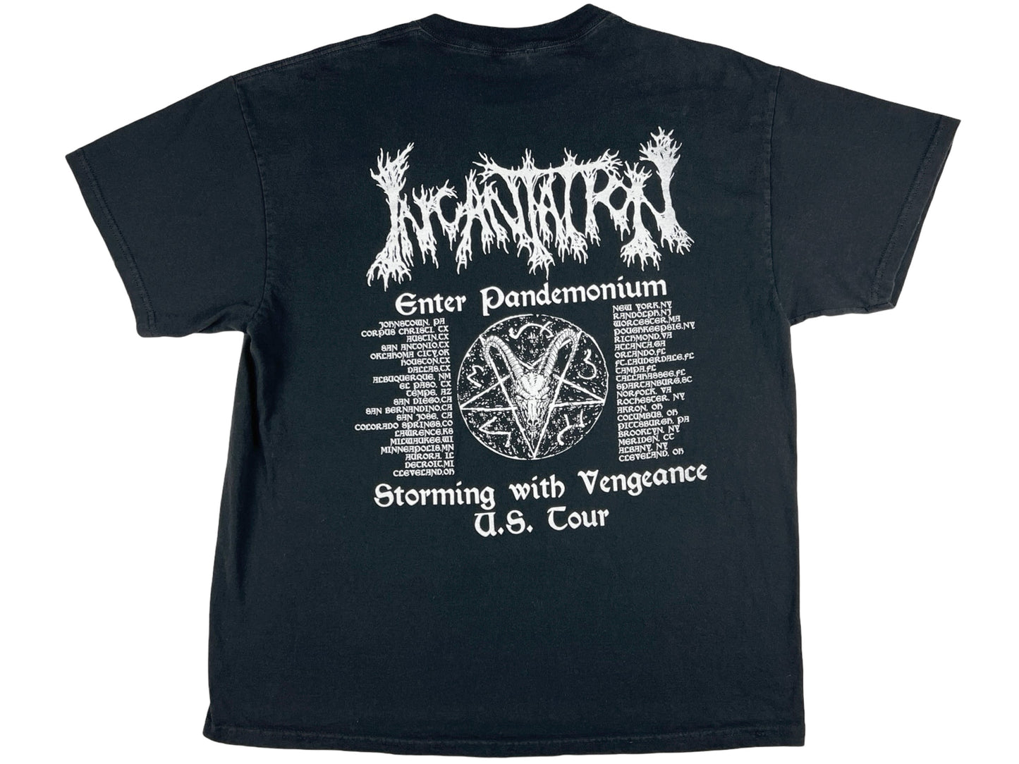 Incantation 'The Infernal Storm' Tour T-Shirt