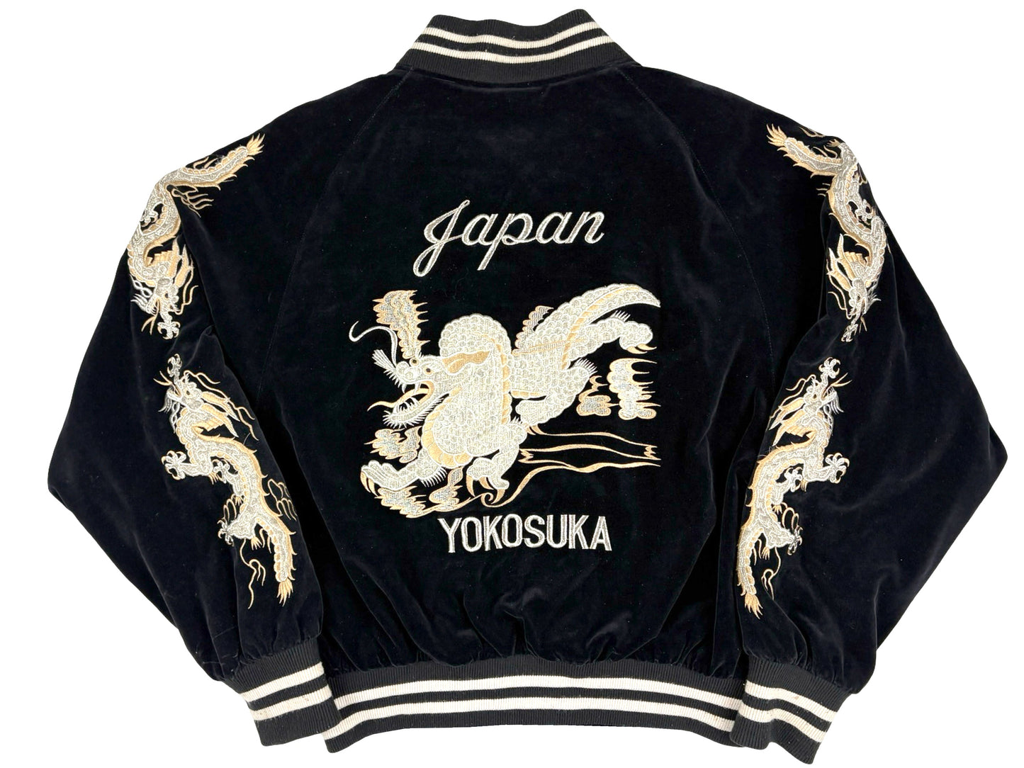 Vintage Japan Yokosuka Embroidered Souvenir Jacket