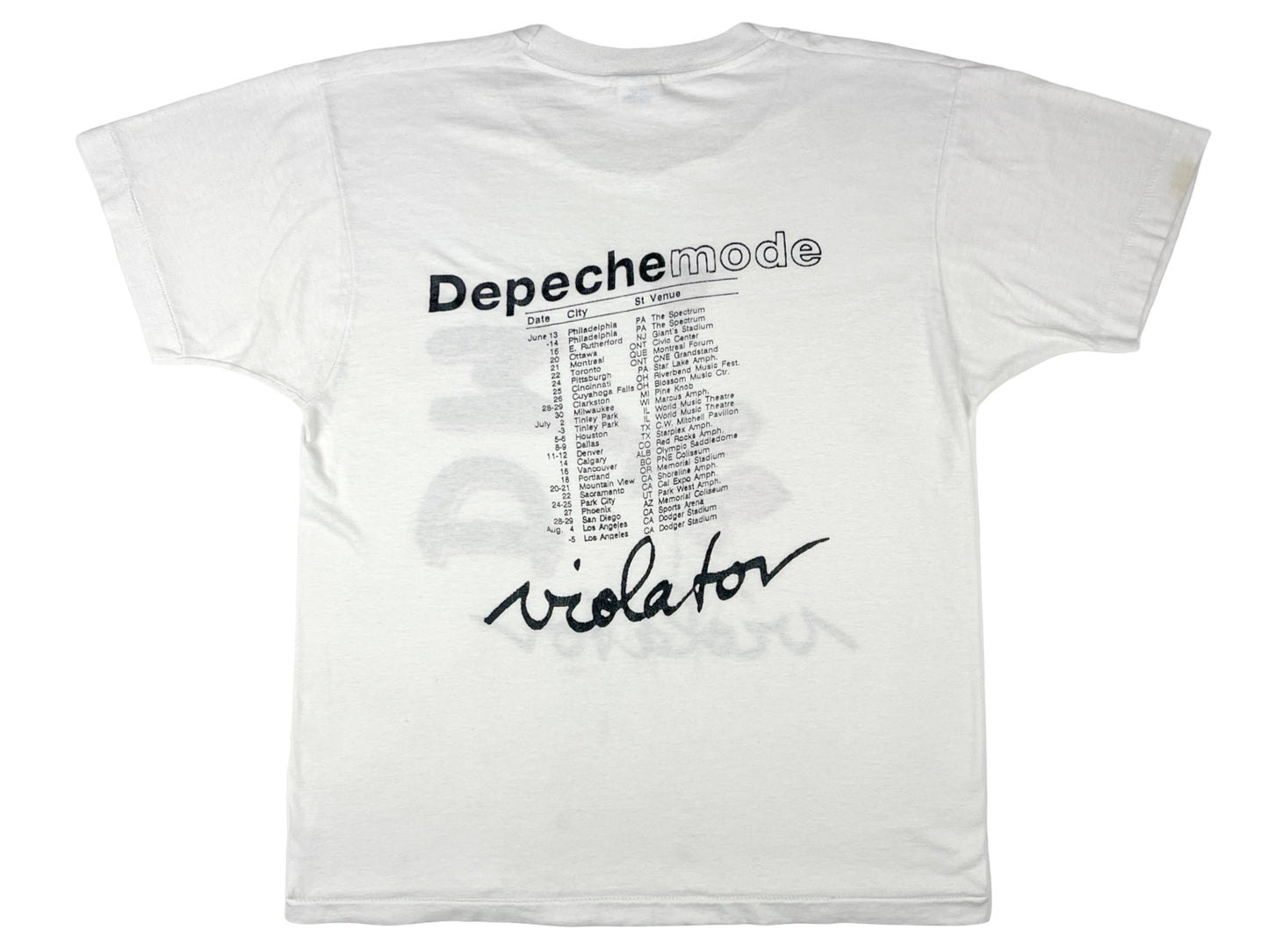 Depeche Mode Violator Tour T-Shirt
