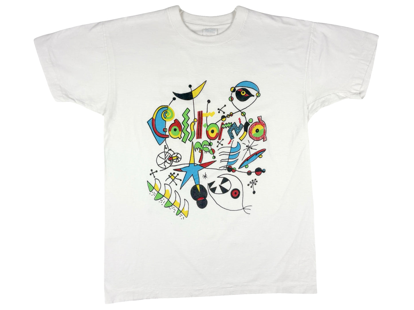 Vintage Joan Miro Style California Tourist T-Shirt
