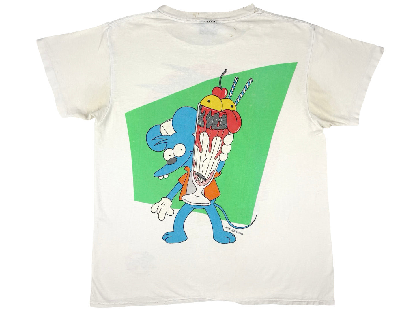 The Simpsons Itchy & Scratchy Milkshake T-Shirt